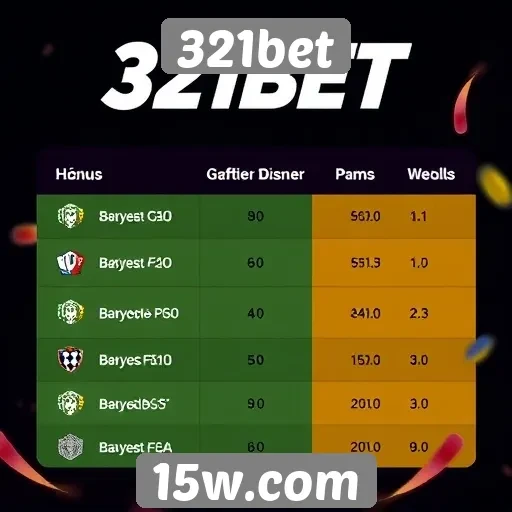 Comparativo de bônus e promoções do 321bet